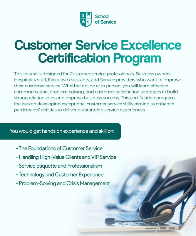 Customer Service Excellence Certification Program